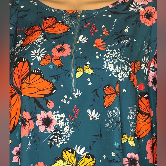 NWOT | SHEIN Floral Blouse - Size XXL ( 14 ) - Picture 5 of 11
